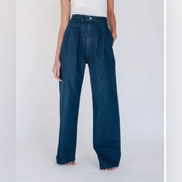 Triarchy High Waisted Pleated Pants Size 25 - Picture 1 of 15